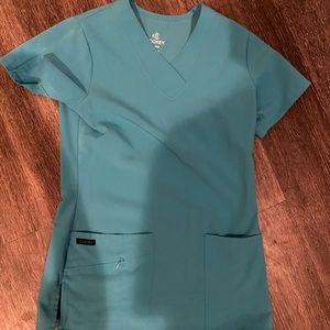 Jockey Scrub Top XXS Teal